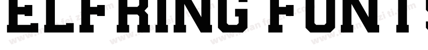 Elfring Fonts Coach字体转换